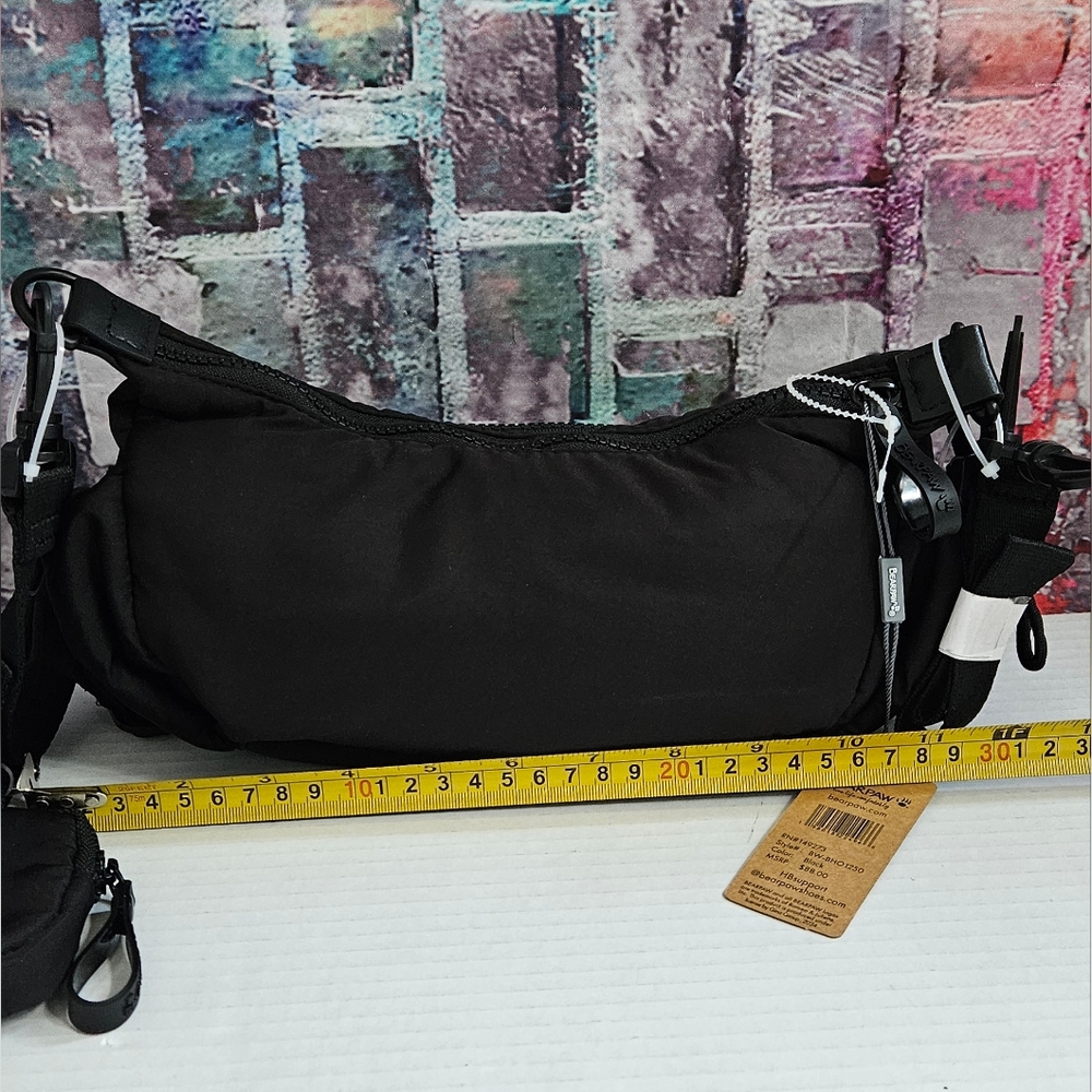 BearPaw Black Crossbody Bag W/ Coin Purse NWT - Picture 6 of 13